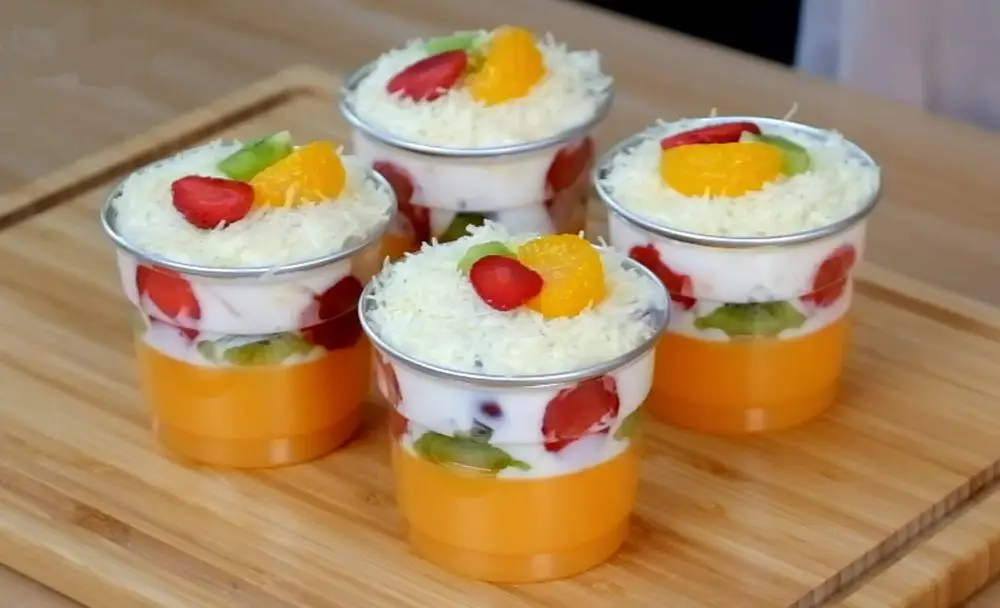 MANGO SALAD PUDING