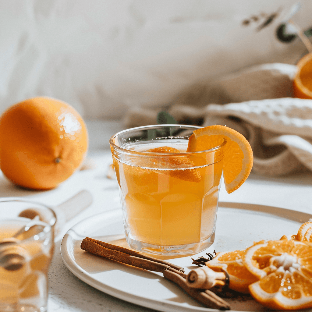 ICED ORANGE HONEY TEA