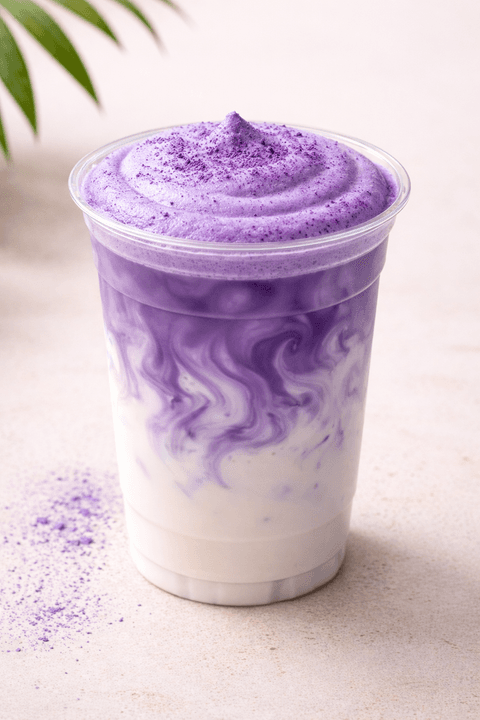 ICED VANILLA TARO FOAM LATTE