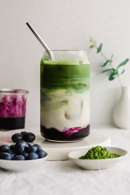 ICED MATCHA BLUEBERRY